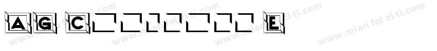 AG Capitals E字体转换